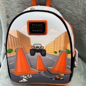 Loungefly Disney Pixar Toy Story 2 Walking Cones Scene Mini Backpack - NWT
